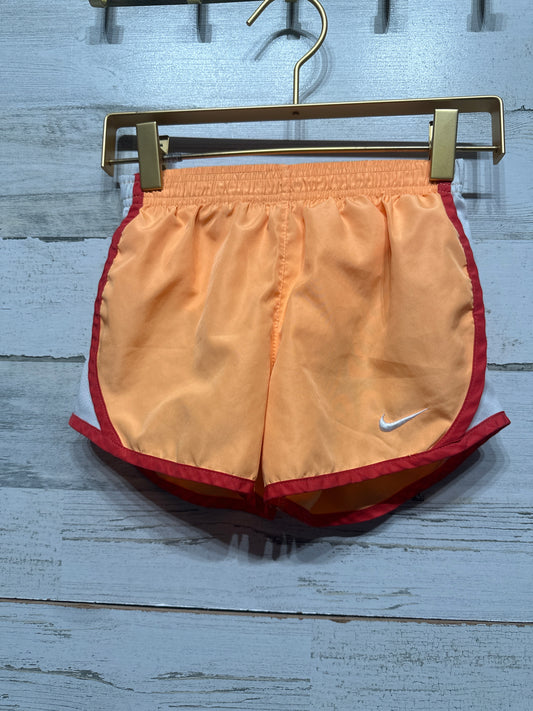 Girls Size 6x Nike Orange Active Drifit Shorts - Good Used Condition