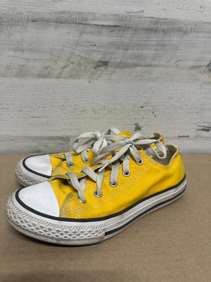 Size 2 (Youth) Converse Yellow Shoes - Good Used Condition*