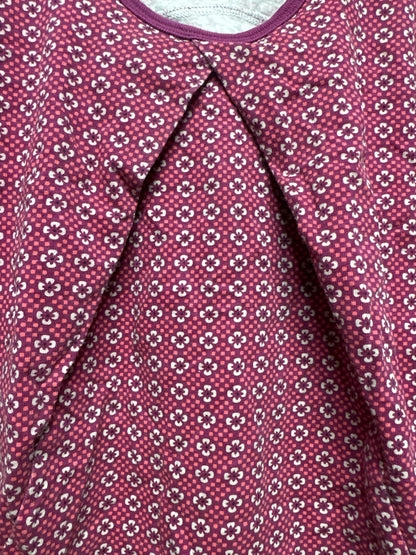 Girls Size 5 Tea Collection Floral Pattern Shirt - Good Used Condition