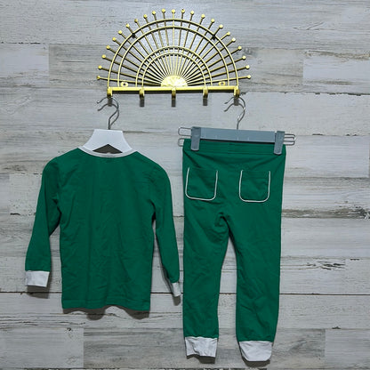 Boys Size 3t Little Lamb & Co green pj set - good used condition