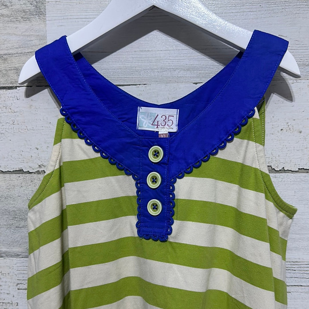 Girls Size 10 Matilda Jane 435 striped sleeveless tunic - new with tags