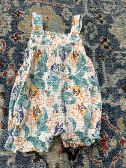 Bluey Girls 3-6m Romper VGUC