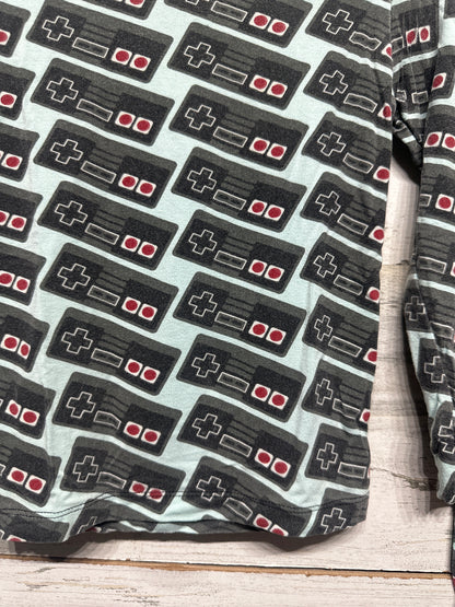 Boys Size 5 (Fit like 4t) Kickee Pants Bamboo Video Game Controller Pajama Set - Good Used Condition*