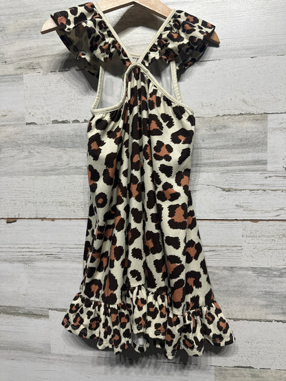 Millie Loves Lily Leopard Dress Girls 4 VGUC