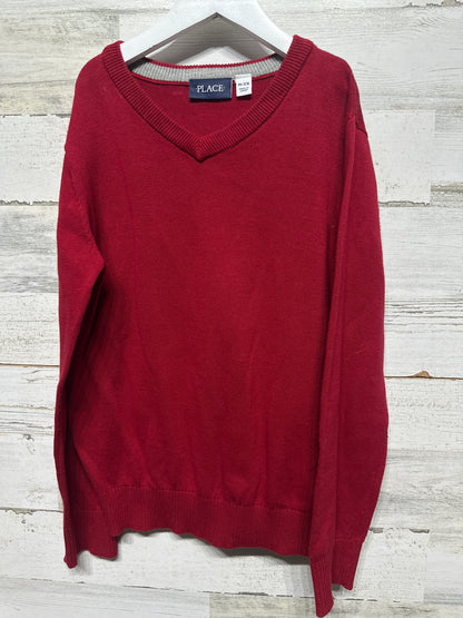 Boys Size 7/8 Medium Children’s Place Red Sweater- Very Good Used Condition