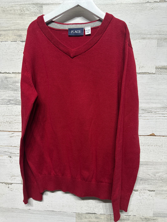 Boys Size 7/8 Medium Children’s Place Red Sweater- Very Good Used Condition