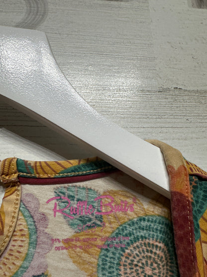 Ruffle Butts Fall Floral Dress - Girls Size 7 - Very Good Used Condition