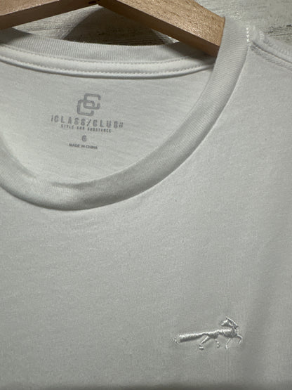 Size 6 Class Club Long Sleeve White Shirt - Good Used Condition