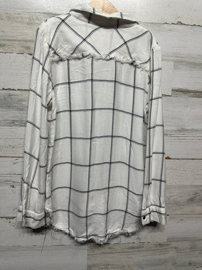 Size 12/14 (Large) GB Girls Soft Button Up Shirt - Good Used Condition