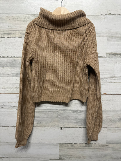 Girls Size 11/12 SHEIN Tan Sweater - Good Used Condition