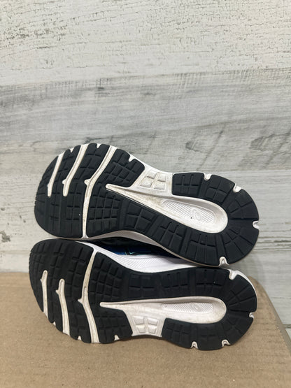 Size 1 (Youth) ASICS Blue Velcro Shoes - Good Used Condition*