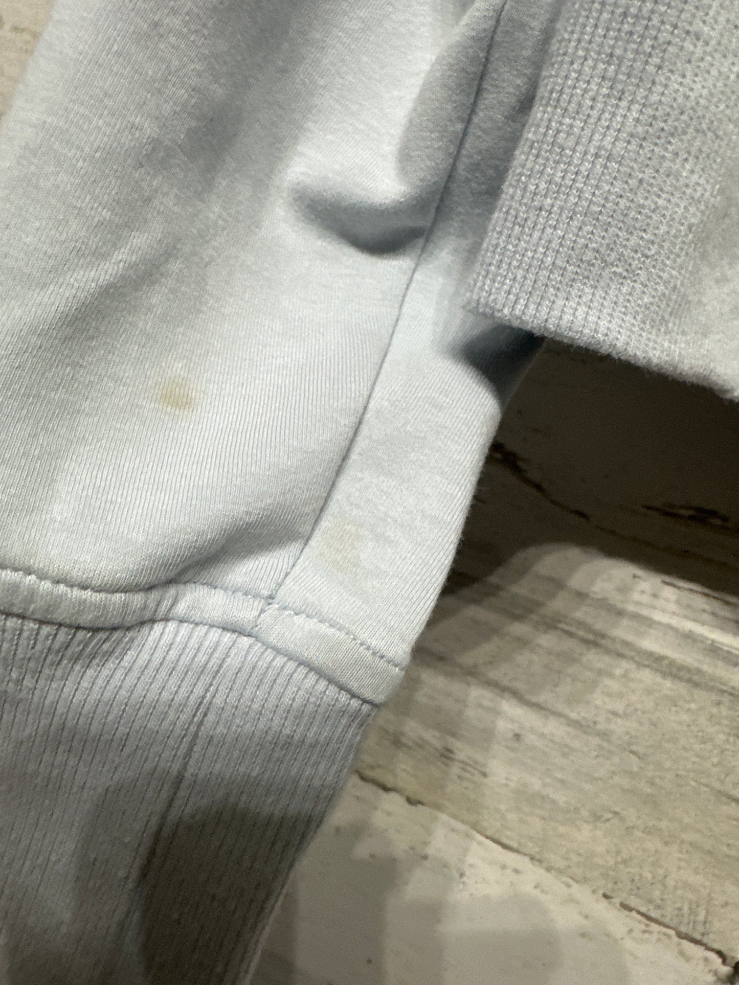 Girls Size 8 / Medium Old Navy Active Cropped Light Blue Hooded Jacket - Play Condition*