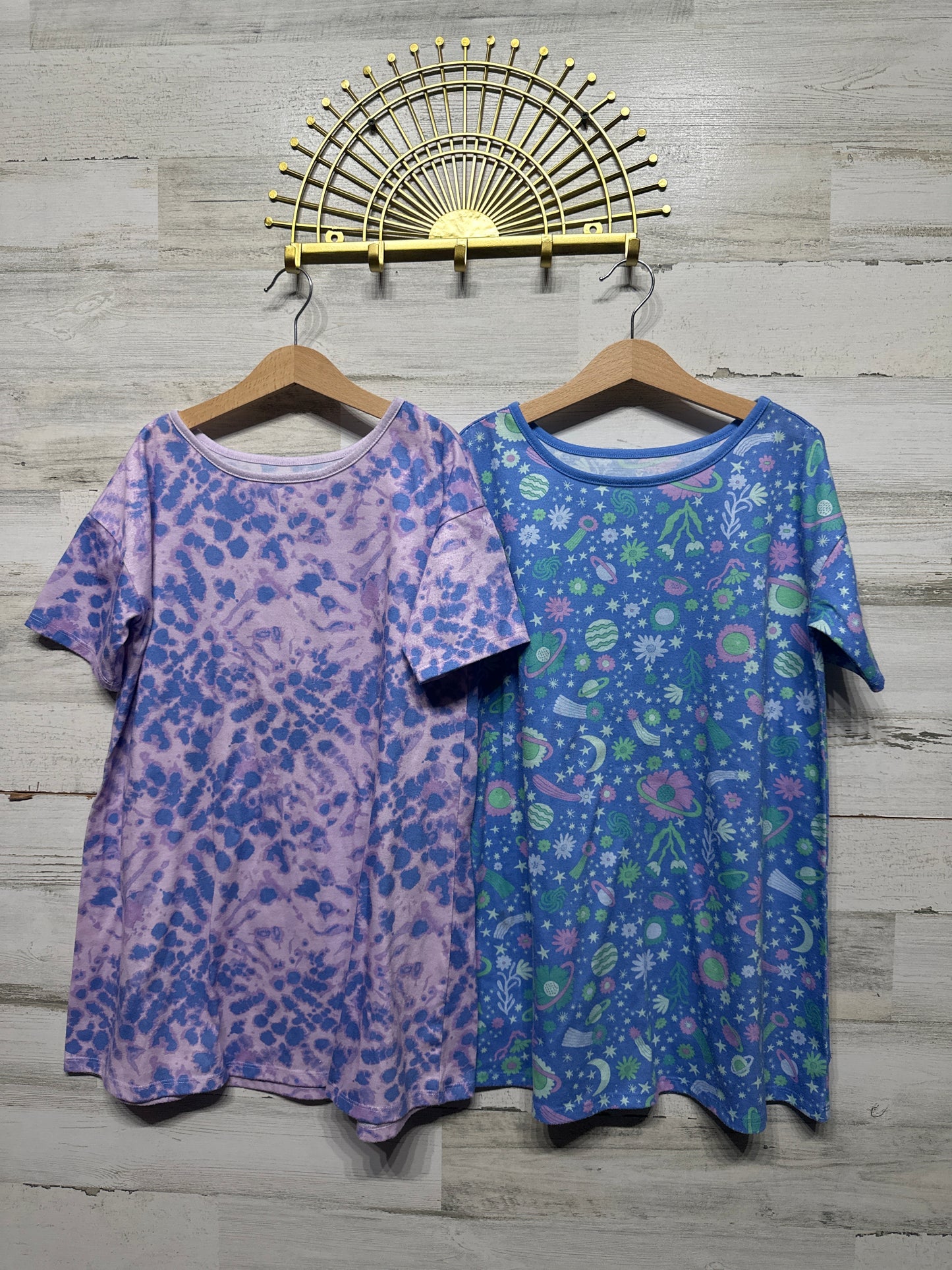 Nightgown Set - 2 Pieces - Cat and Jack - Girls Size Medium 8 - Good Used Condition