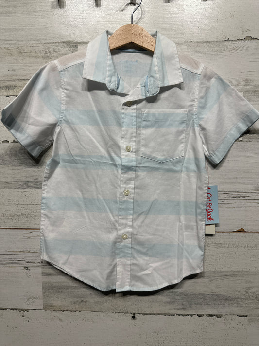 Boys Size 4/5 XS Cat and Jack Button Up Shirt - New With Tags