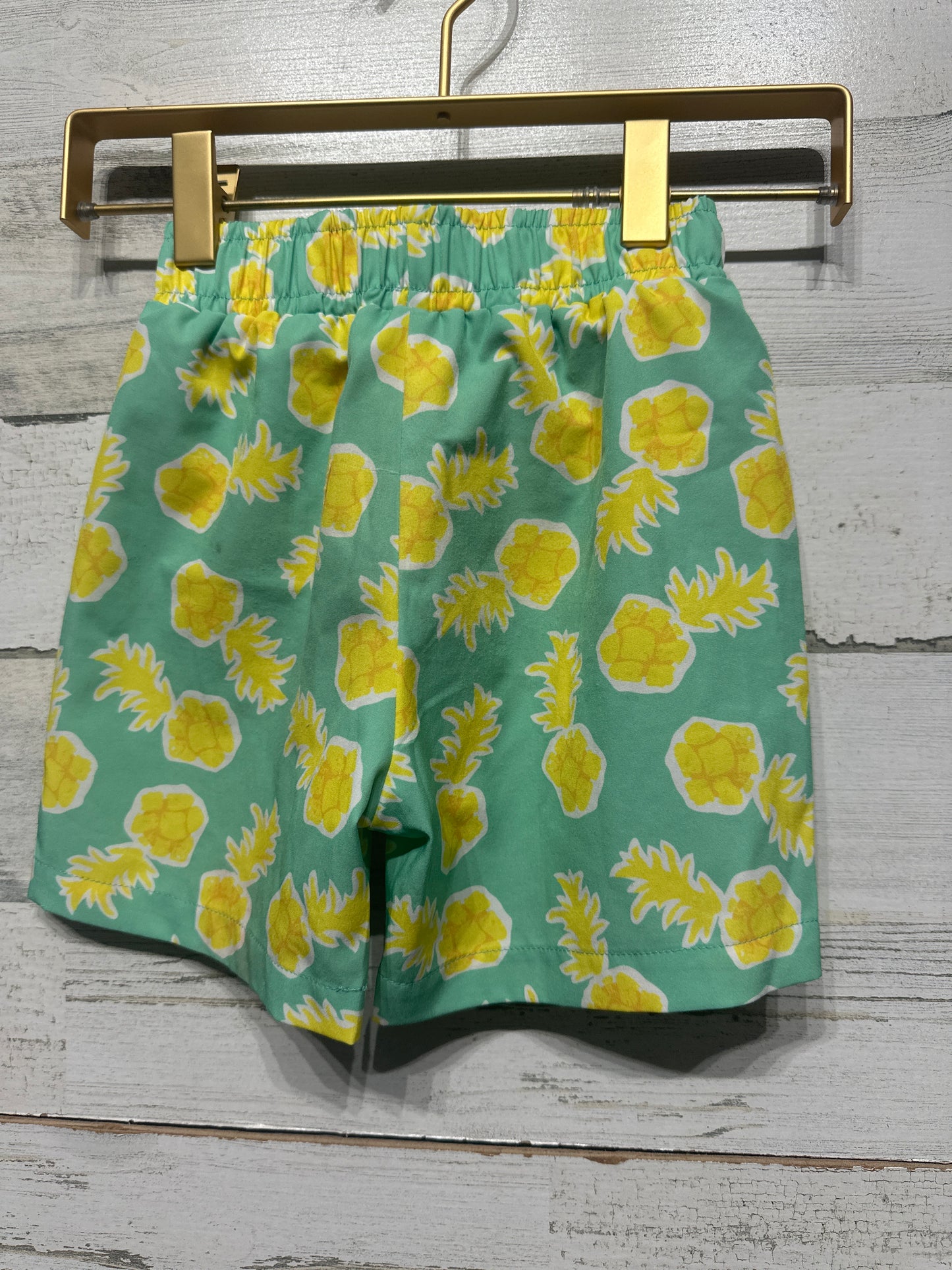 Boys Size 2/3 Kourtni Jeane Pineapple Swim Trunks - Play Condition