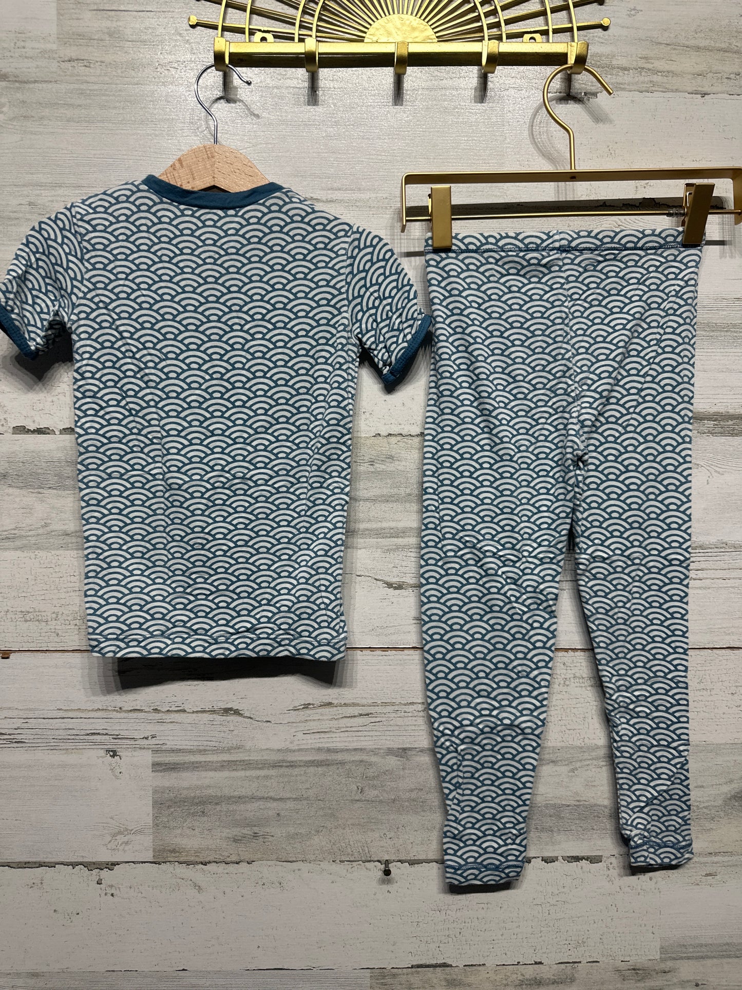 Size 5 Kickee Pants Bamboo Pajama Set - Good Used Condition*