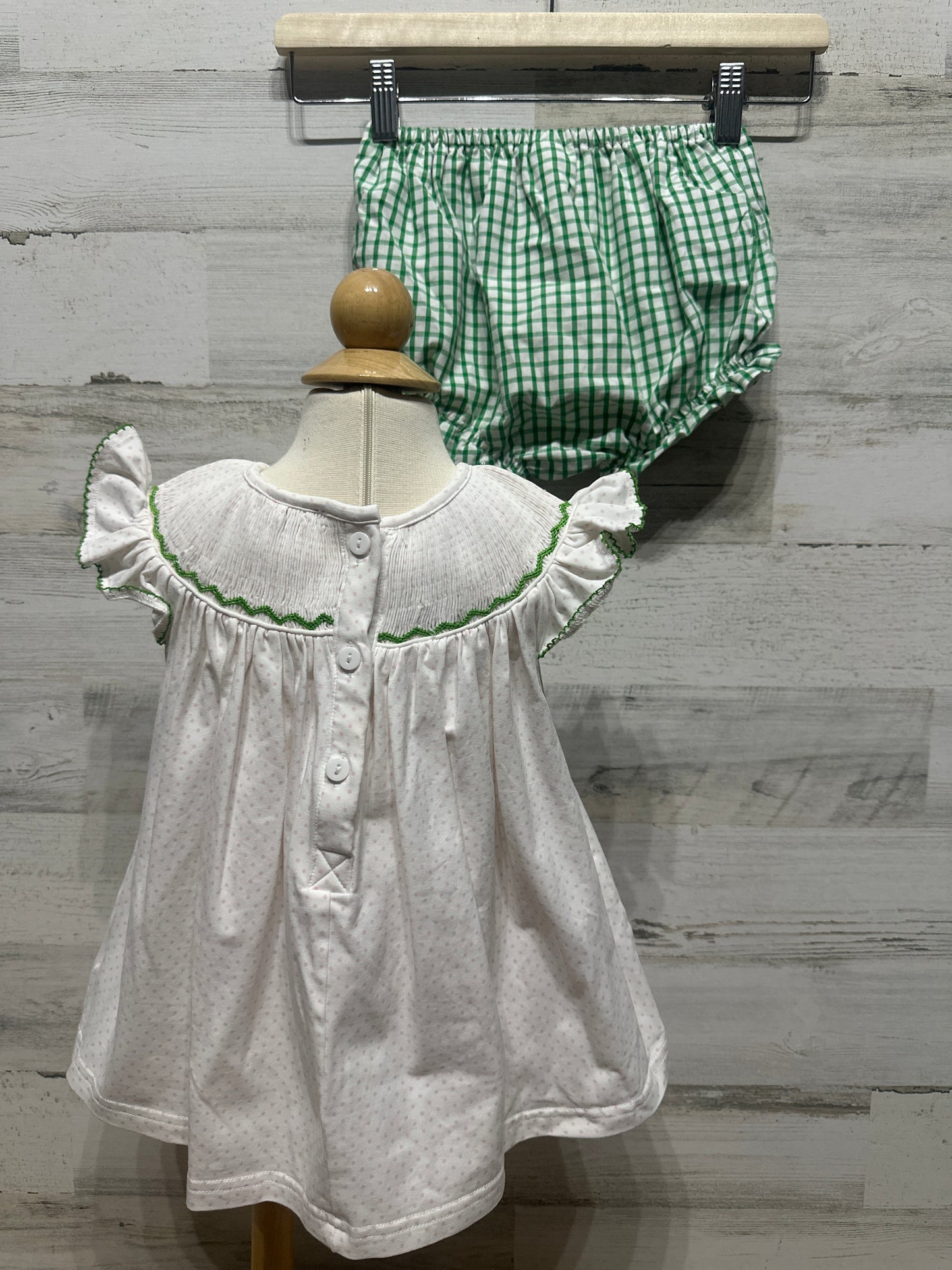 Girls Size 3t Purple Pearl Smocks Smocked Outfit Set - Very Good Used Condition