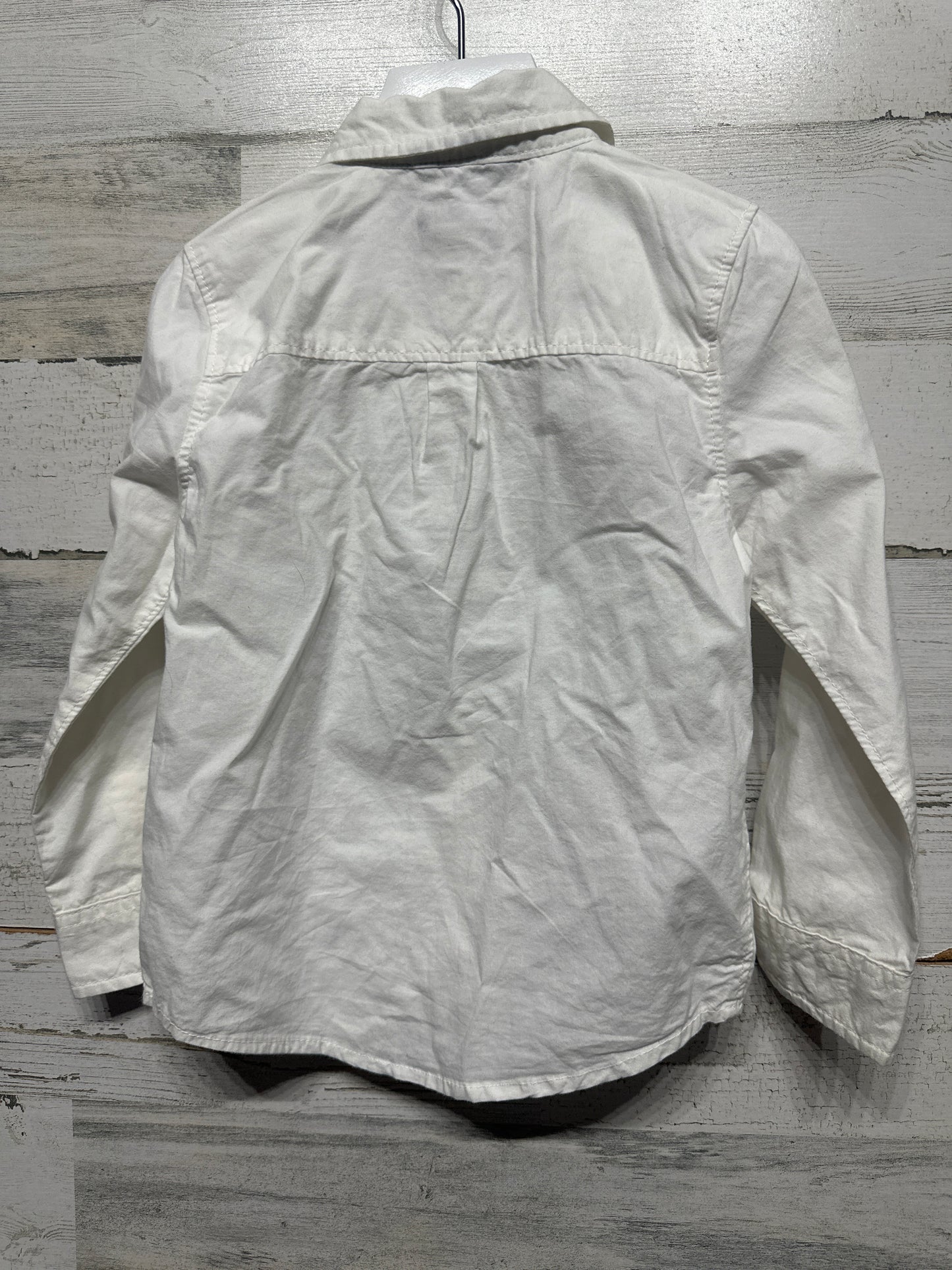 Boys Size 3t Osh Kosh White Button Up Shirt - Good Used Condition