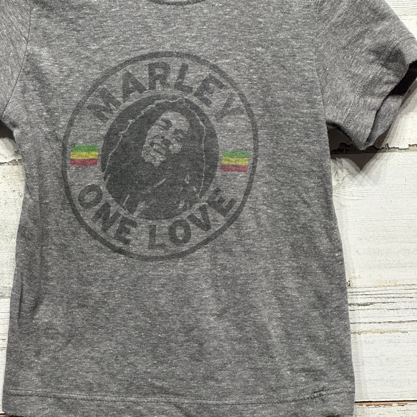 Size 2t Zion Rootswear Bob Marley Tee - Good Used Condition