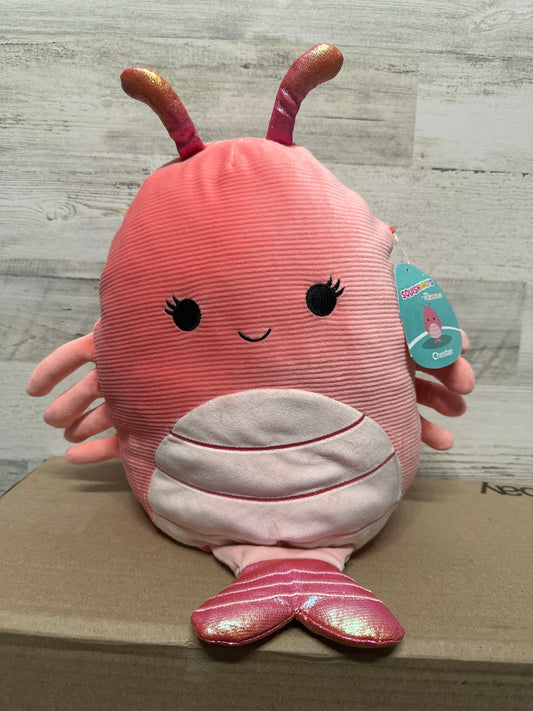 Squisharoys By Squishmallow Chester The Shrimp Stuffed Animal - New With Tags