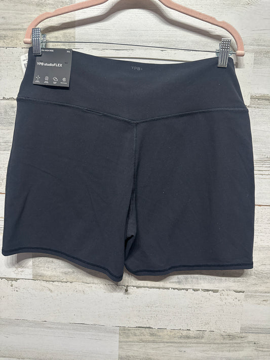 Women's Size XXL Abercrombie & Fitch YPB StudioFlex Black Ultra High Rise Bike Shorts - New With Tags