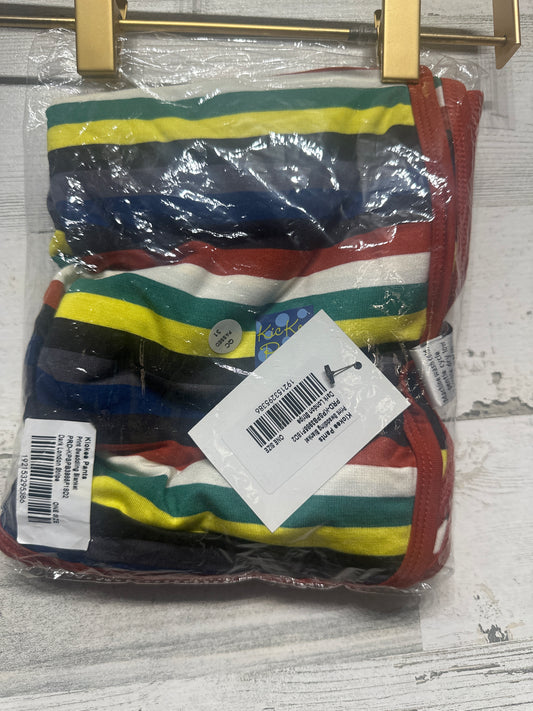 Kickee Pants Swaddling Blanket - Dark London Stripe - New With Tags