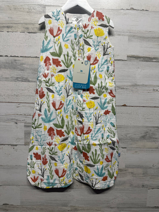 Size 6-12m Little Unicorn Cotton Muslin Sleep Sack - Meadow - New With Tags