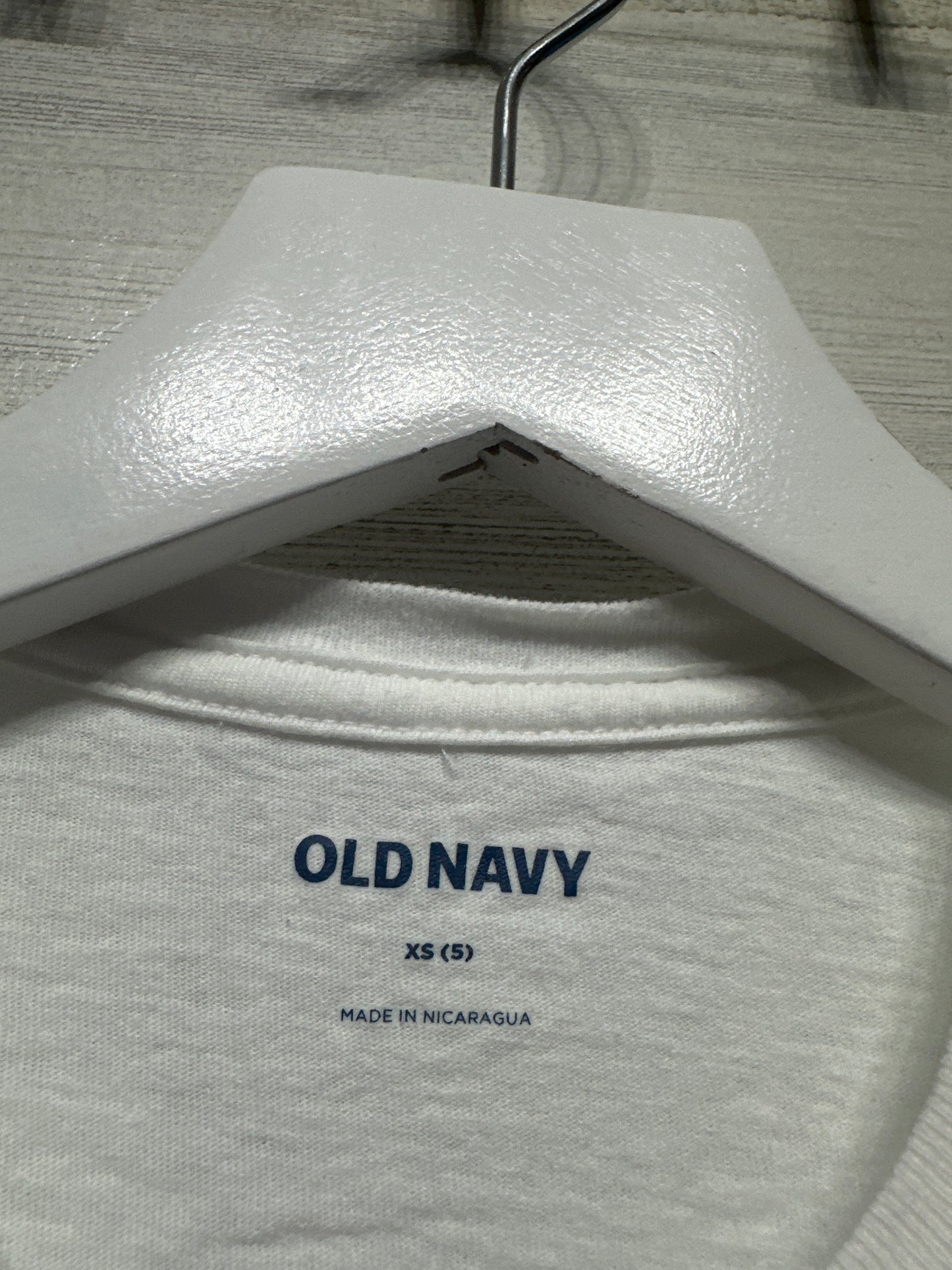 Old Navy Size 5 XS Block Character Shirt VGUC