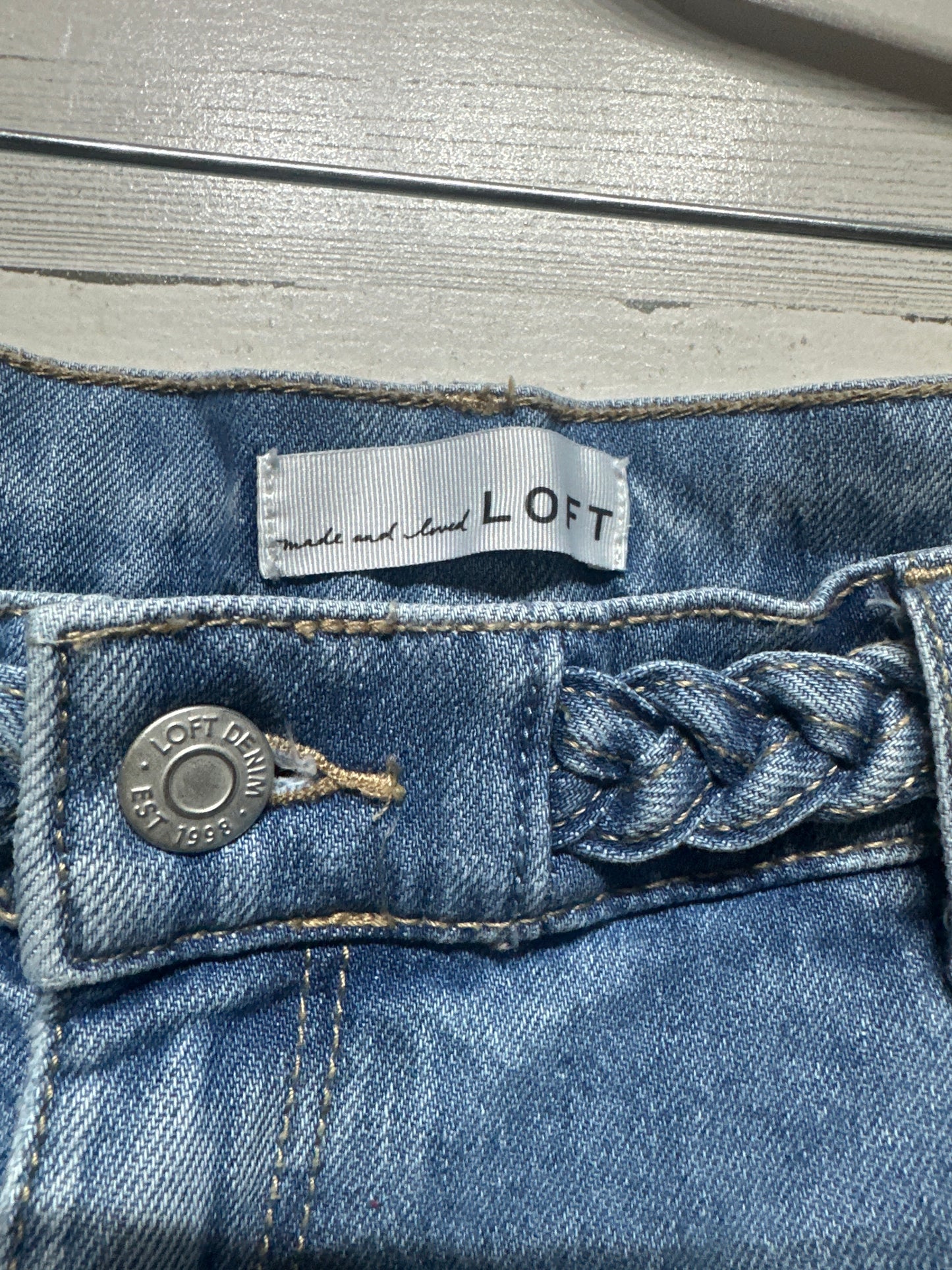 Women's Size 12 (31) LOFT "The Cut Off Short" - Denim Shorts - Very Good Used Condition