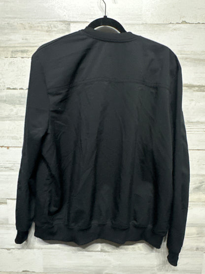 Women's Size 2XL Dickies Balance Black Zip Front Scrub Jacket - Very Good Used Condition