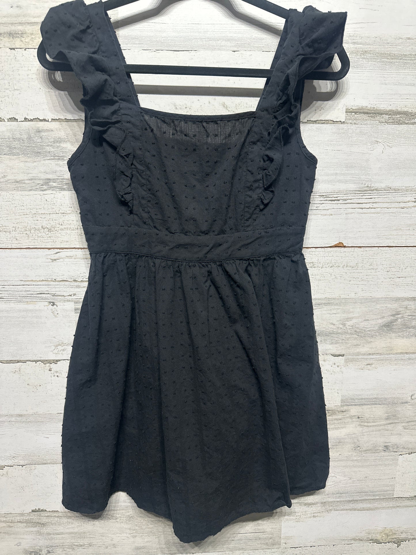 Women’s Medium SHEIN Black Swiss Dot Cotton Dress - Very Good Used Condition
