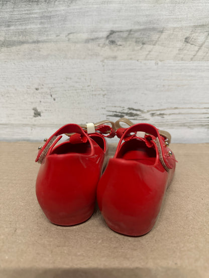 Size 10 Toddler Mini Melissa Red Bow Shoes  - Good Used Condition*