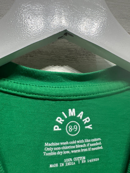 Primary Brand Long Sleeve Green Shirt - Boys Size 8-9 - Very Good Used Condition