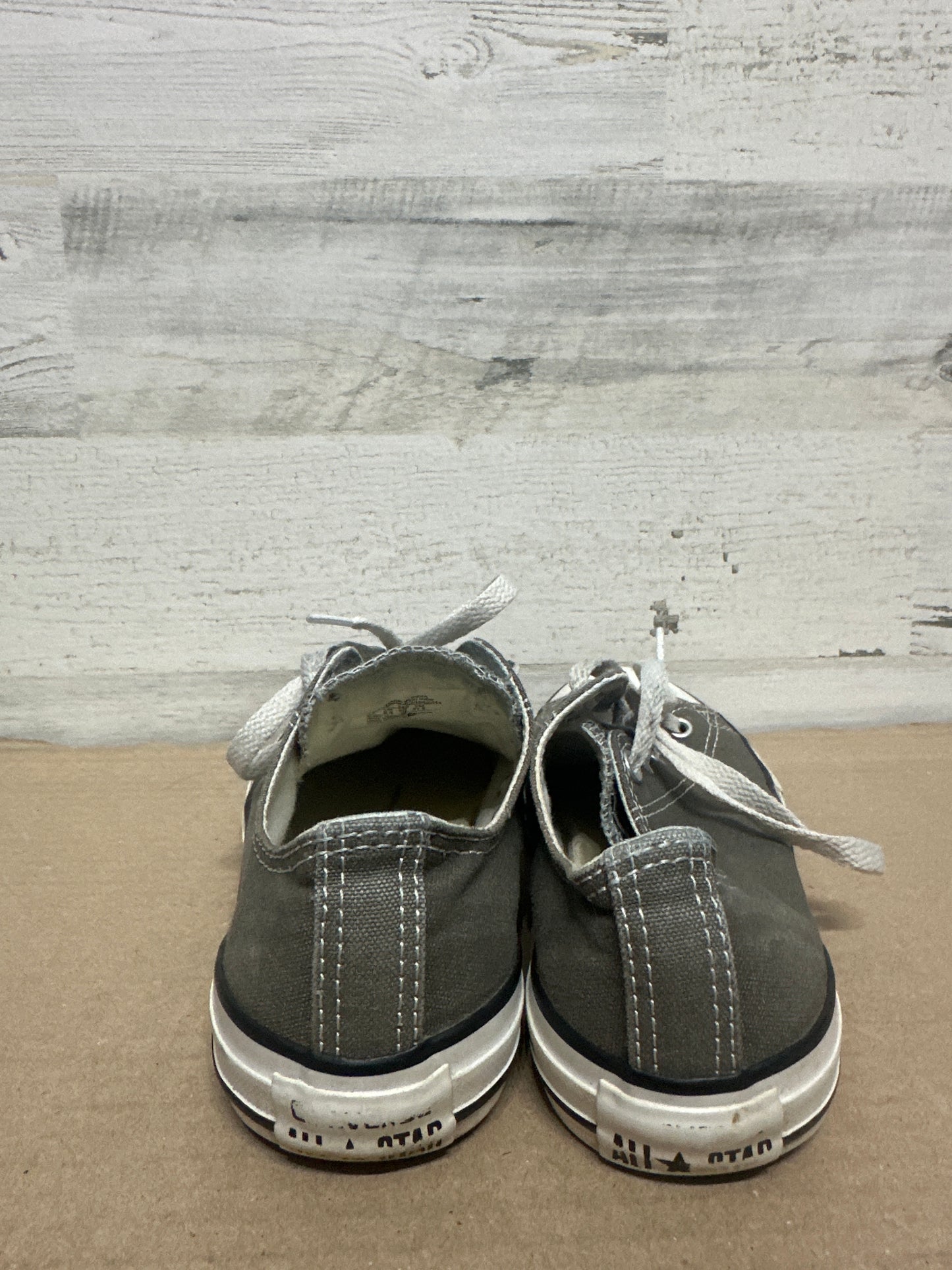 Size 3 (Youth) Converse Grey Shoes - Good Used Condition