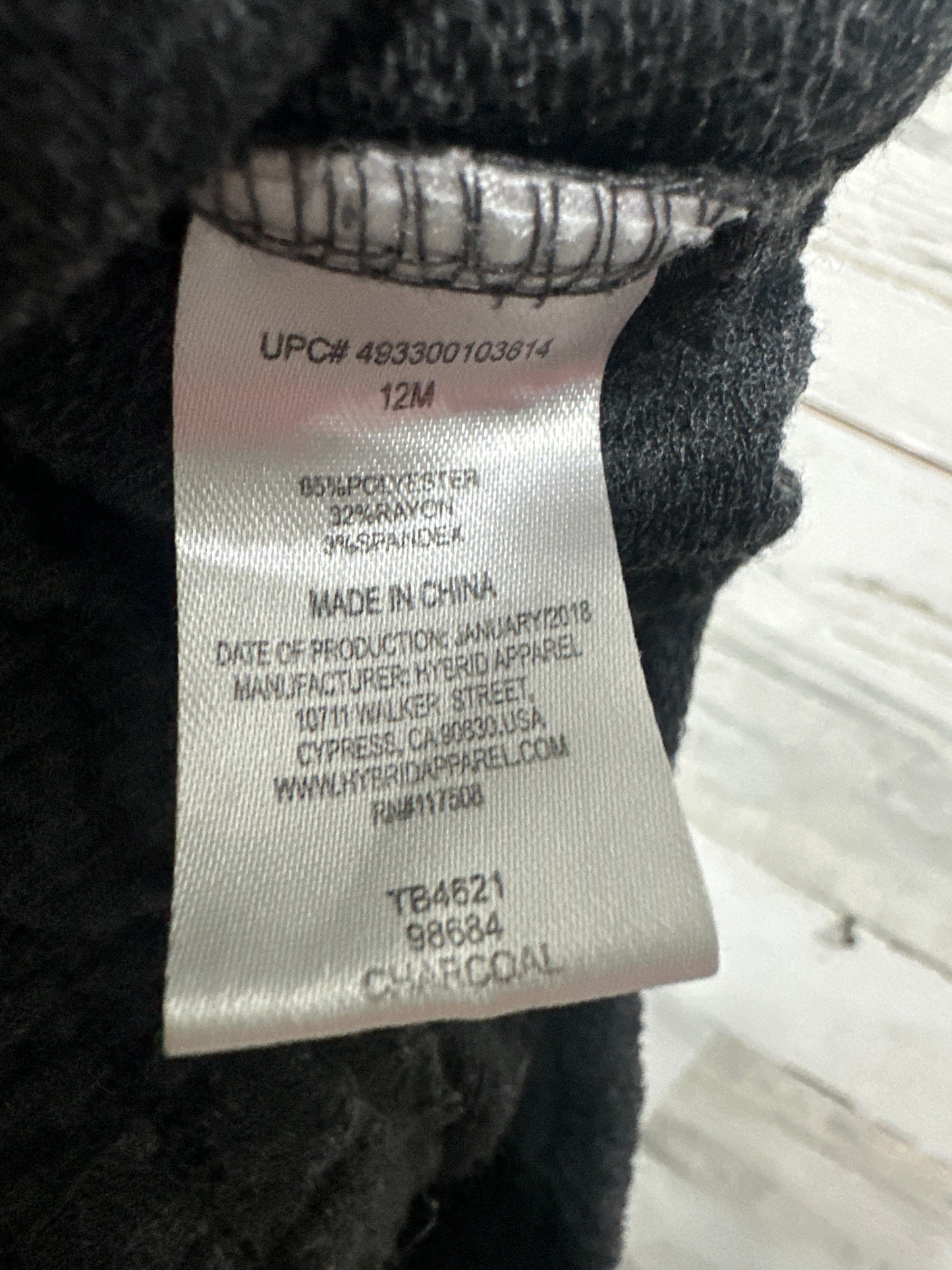 Afton Street Soft Grey Pants - Boys Size 12m - Good Used Condition