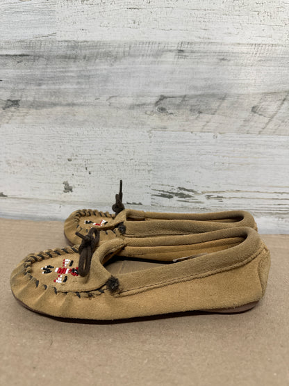 Size 2 (Youth)Minnetonka Beaded Thunderbird Moccasins - Good Used Condition*