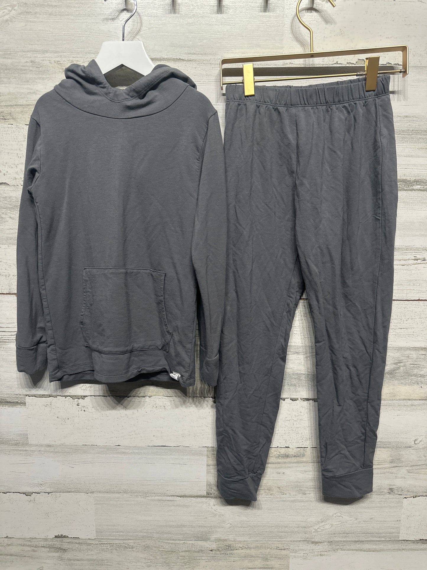 Boys Size 8 Sweet Bamboo Grey Hoodie and Jogger Set - Good Used Condition*