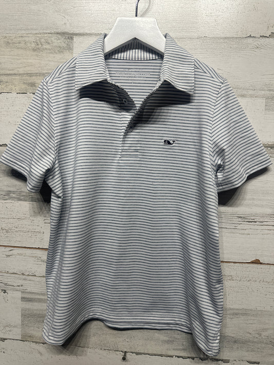 Vineyard Vines On The Go Sankaty Polo - Boys Size 7 - Play Condition*