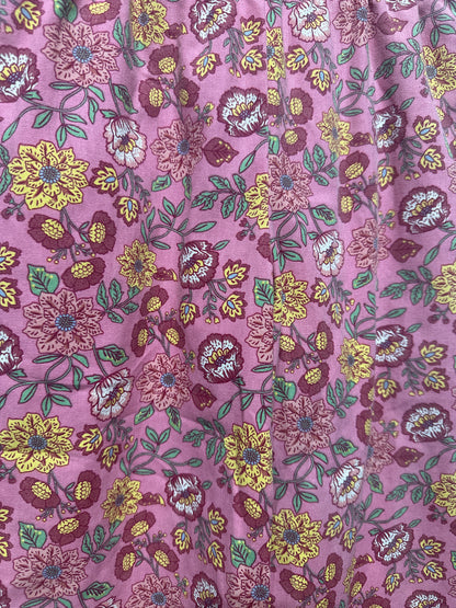 Wide Leg Floral Pants - B’Tween - Girls Size 7 - Very Good Used Condition