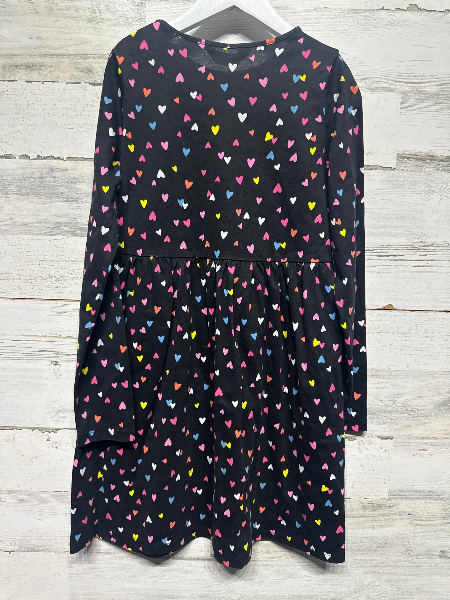 H&M Long Sleeve Heart Dress - Girls Size 8-10 - Very Good Used Condition