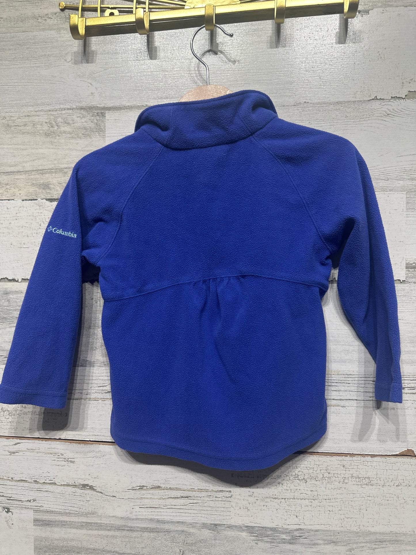 Girls Preowned Size 2t Columbia Fleece Quarter Zip Pullover - Good Used Condition