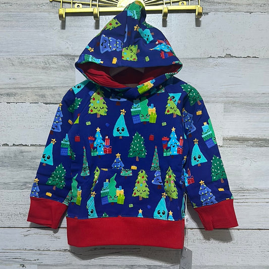 Size 18-24m Birdie Bean bamboo fleece lined holiday tree hoodie- new with tags