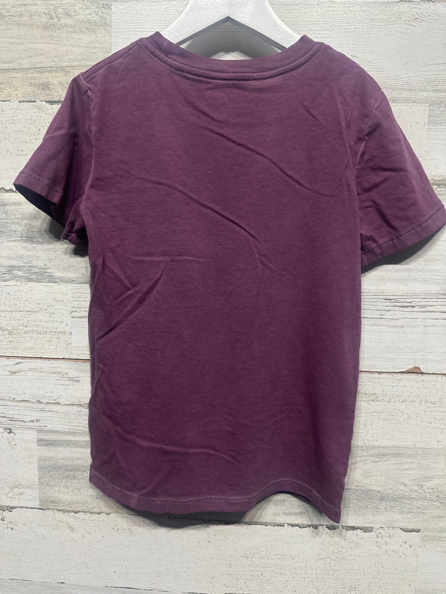 Boys Size Small Cat and Jack Purple Pocket T-Shirt - Very Good Used Condition