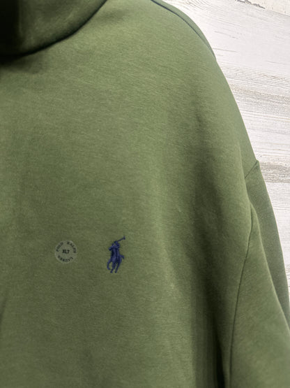 Polo Ralph Lauren Double Knit Quarter Snap Olive Pullover XLT Big Tall NWT