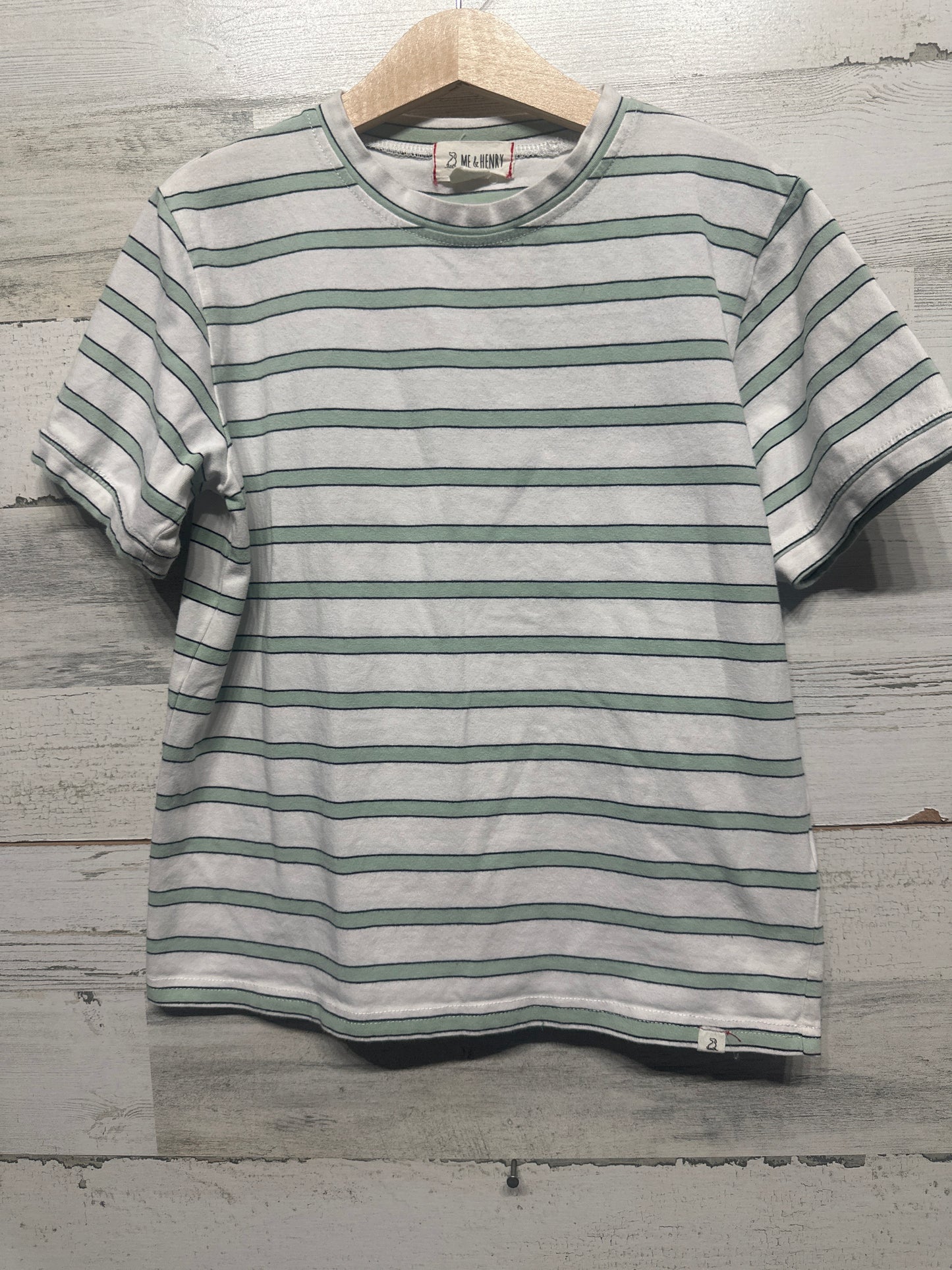Boys Size 8-9 Me & Henry Striped Shirt - Good Used Condition