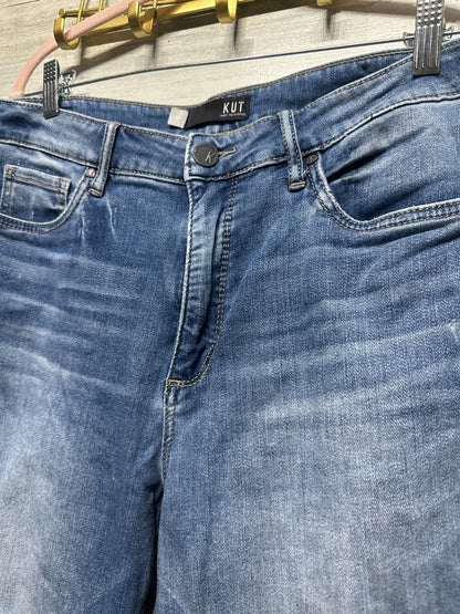 Women's Size 10 Kut from the Kloth Naomi High Rise Straight Jeans - Very Good Used Condition