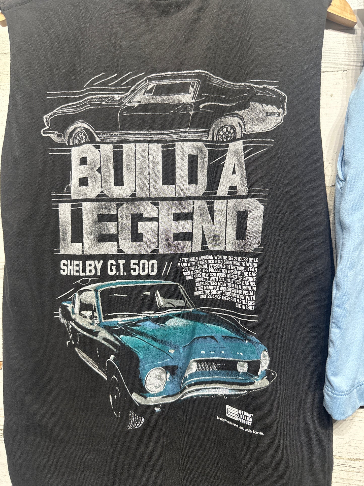 Boys Size 7 Abercrombie Kids Shelby Mustang Tank Top and Active Shorts (2 pieces) - Good Used Condition