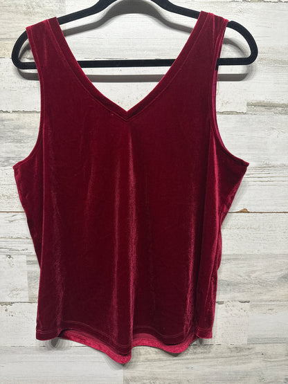 Women’s Large Another Love Velvet Sleeveless Shirt - Very Good Used Condition