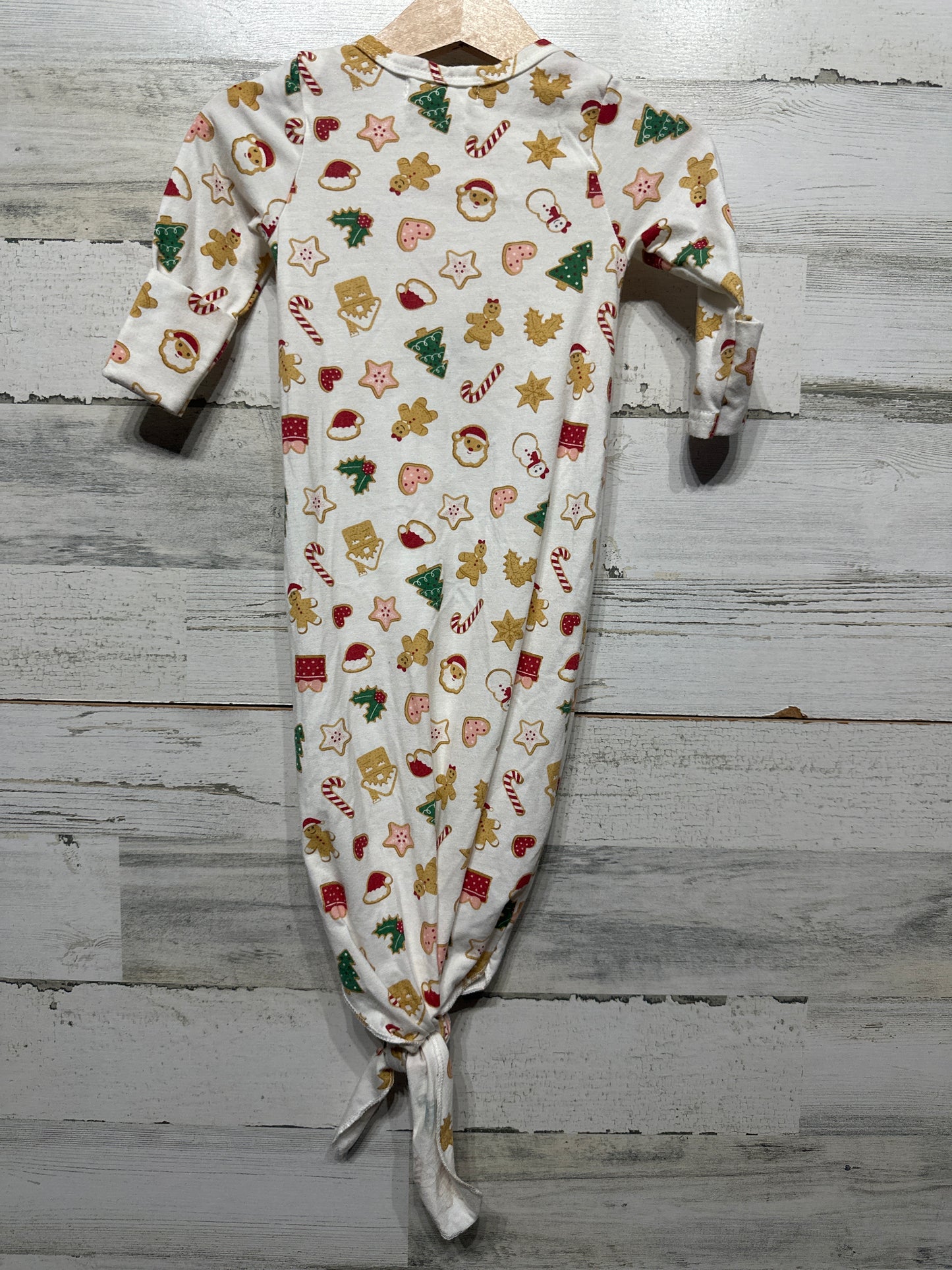 Starting Out 0-6m Holiday Knot Gown GUC