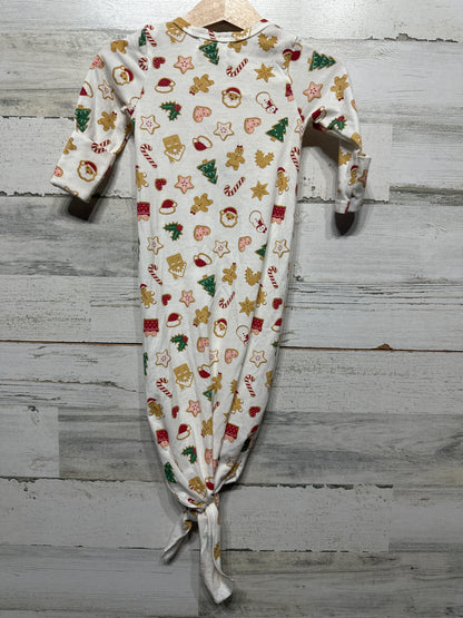 Starting Out 0-6m Holiday Knot Gown GUC